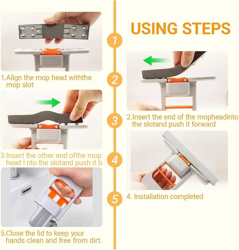 Mini Foldable Mop for Kitchen (Pack of 1)